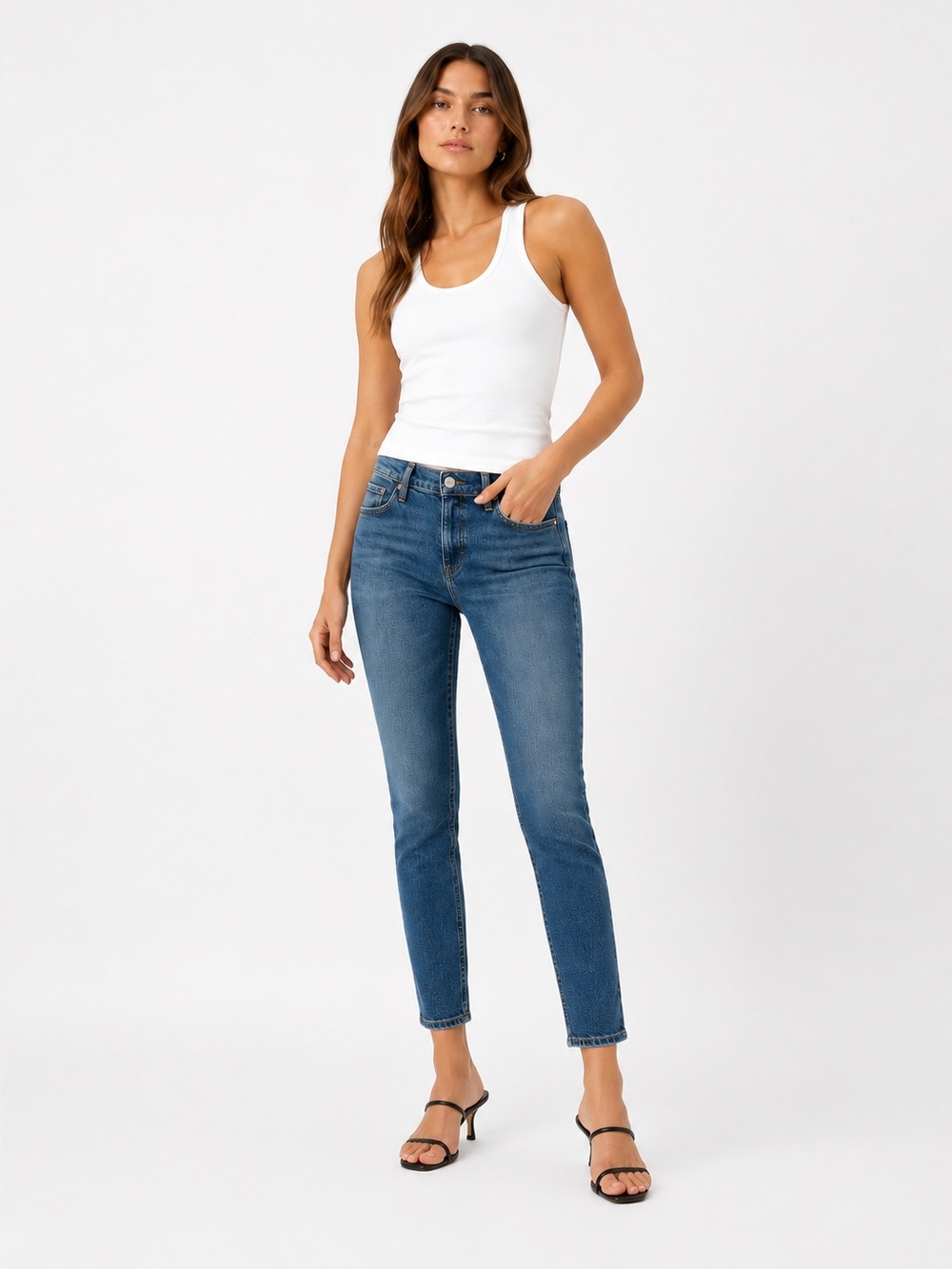 AGOLDE Cocktail Ankle Jean Low Rise Skinny Jeans NWT Size 30 Outline Wash